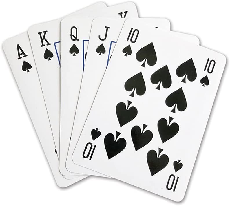 2 UR DOOR Jumbo Playing Cards - 52 Cards | Water-Resistant Plastic | 12 x 8.50 cm 5