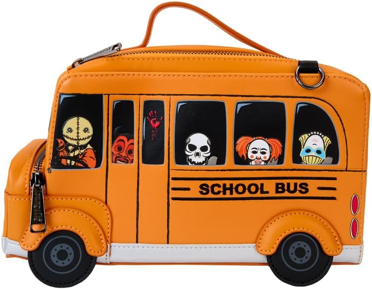 Loungefly Trick 'r Treat School Bus Figural Crossbody Bag 5