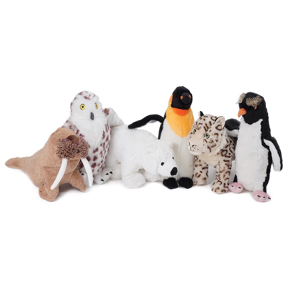 Animal Instincts Snow Mates Pedro Penguin Squeak Toy | Small | Soft Plush 4