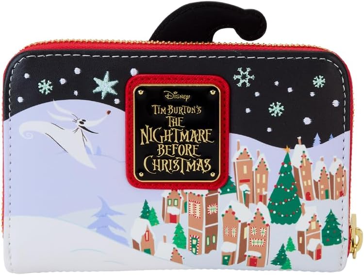 Loungefly The Nightmare Before Christmas Candy Cane Carousel Zip Around Wallet (WDWA3159)