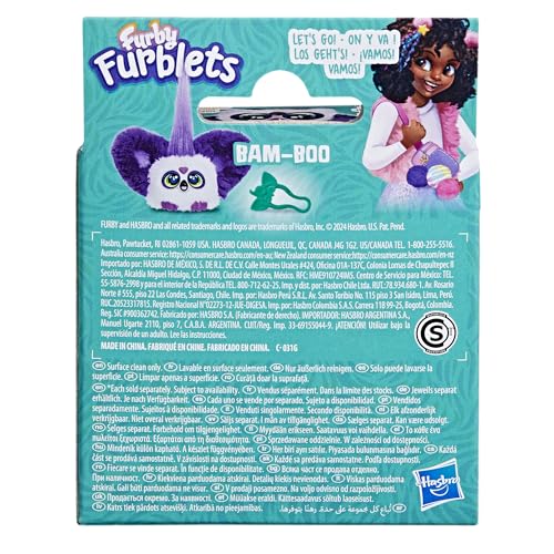 Furby Bam-Boo Panda Mini Plush Interactive Electronic Toy 9