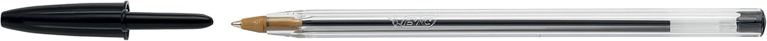 Bic - Crystal Ballpoint Pen, Medium Point, Black (Boxed 20)