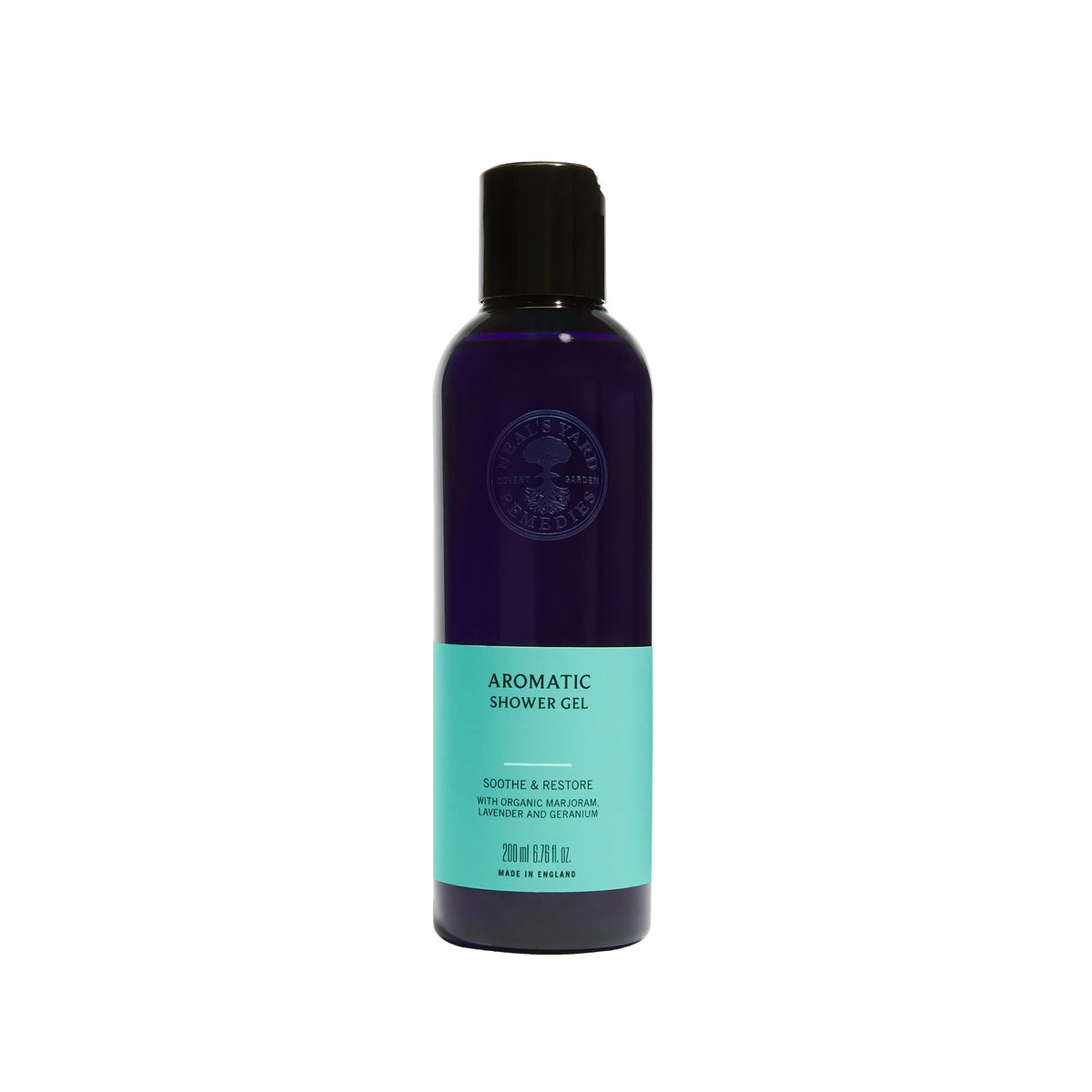 Neal's Yard Remedies Aromatic Shower Gel Body Wash with Relaxing Lavender & Geranium - 200 ml