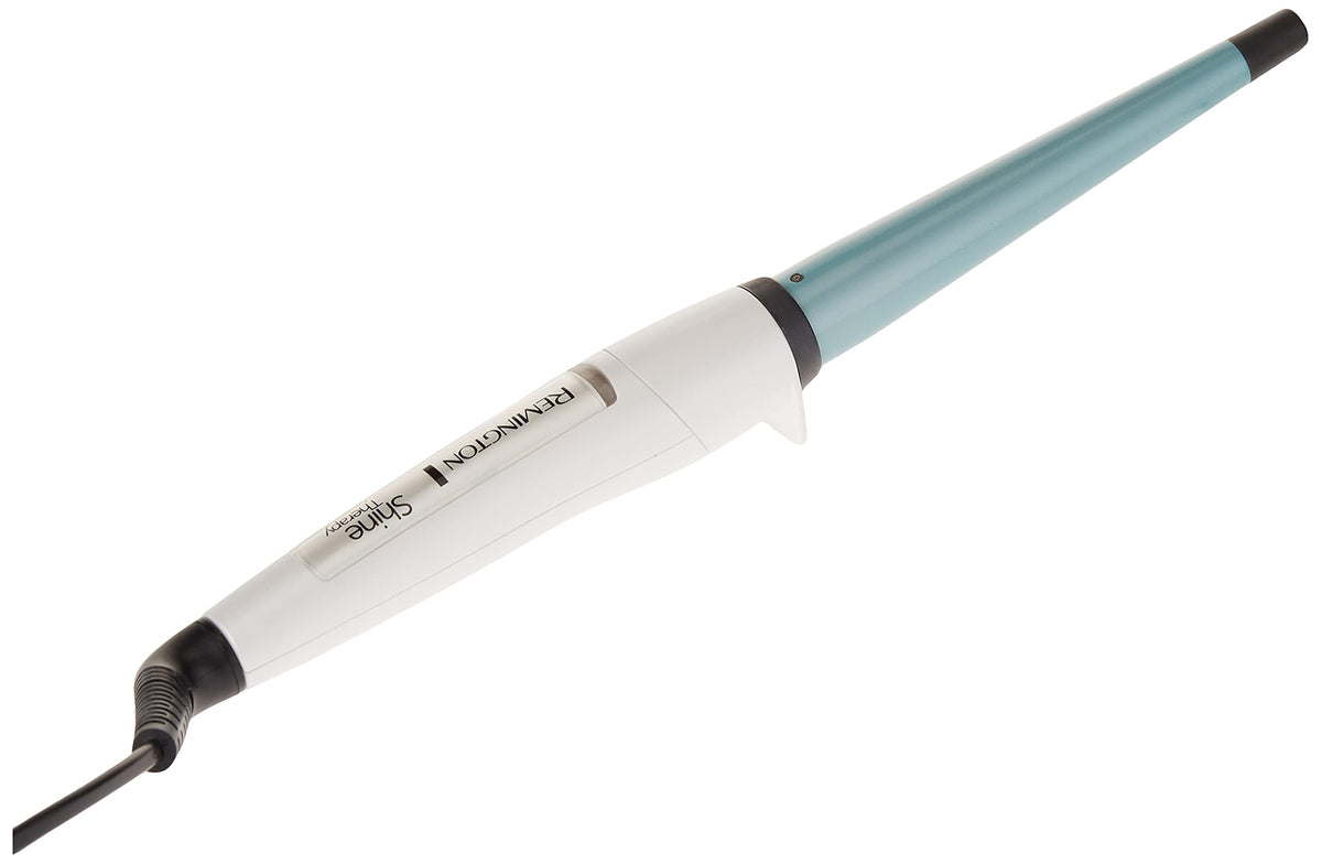Remington Shine Therapy Curling Wand - 13-25mm Conical Barrel, Argan Oil Infused Ceramic