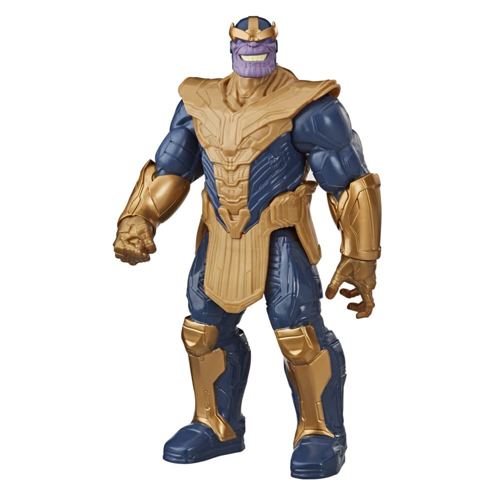 Hasbro Titan Hero Series Blast Gear Deluxe Thanos Action Figure - 30 cm, Ages 4+ 5