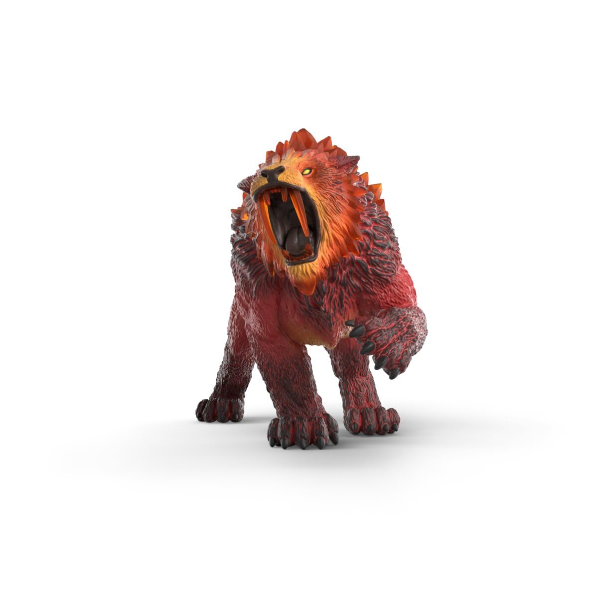 Schleich Lava Sabertoothed Tiger - Fantasy Creature Figurine | Ages 4+