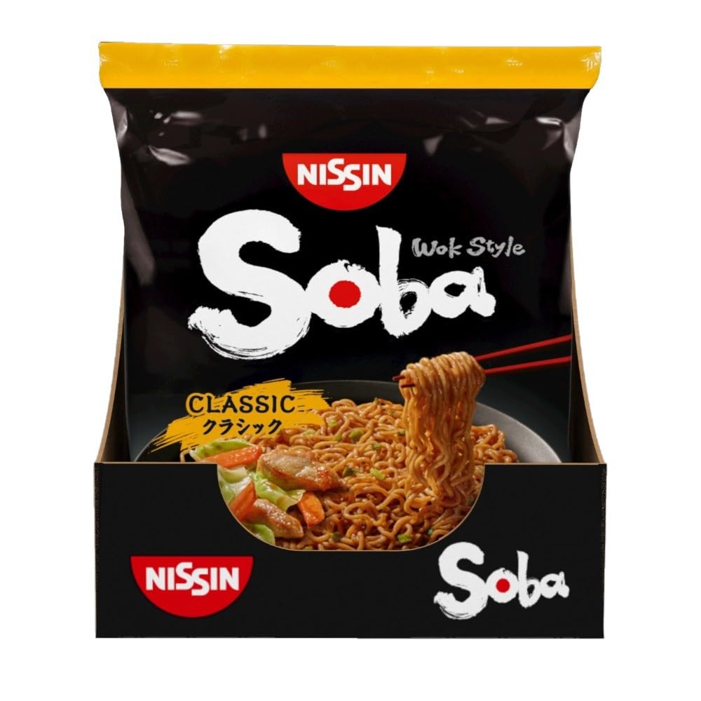 NISSIN Soba Wok Style Classic Flavoured Instant Noodles - 109 g Packet (Pack of 9) 3