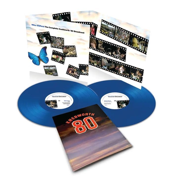 MIKE OLDFIELD - THE COMPLETE KNEBWORTH '80 BROADCAST [Limited Edition Double Blue Vinyl LP]