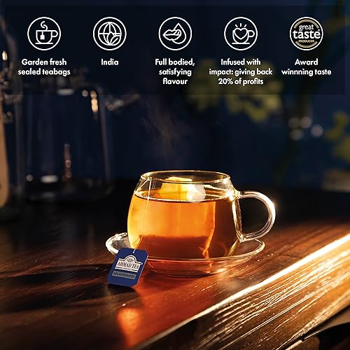 Ahmad Tea - Decaffeinated Black Tea | 20 Tea Bag Sachets | Kenyan Black Tea