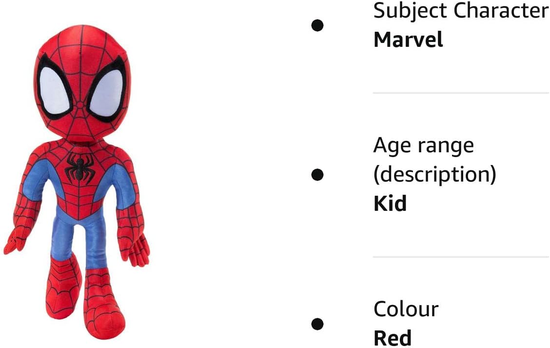 My Friend Spidey 16" Plush with Sounds - Interactive Talking Toy for Kids 3+ 2