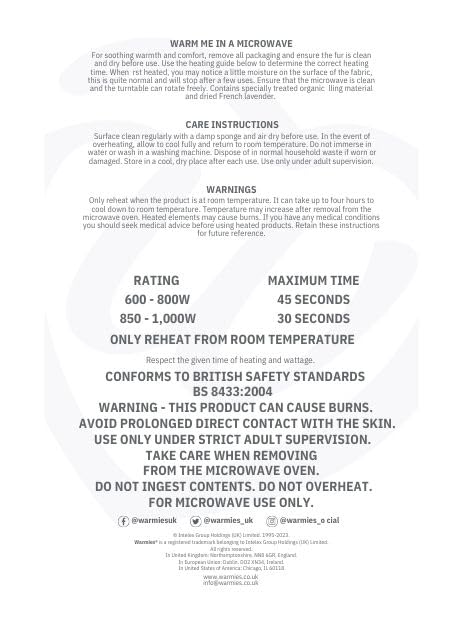 Warmies Plush Frog Junior - Microwaveable Lavender Scented Heatable Toy for Relaxation 2