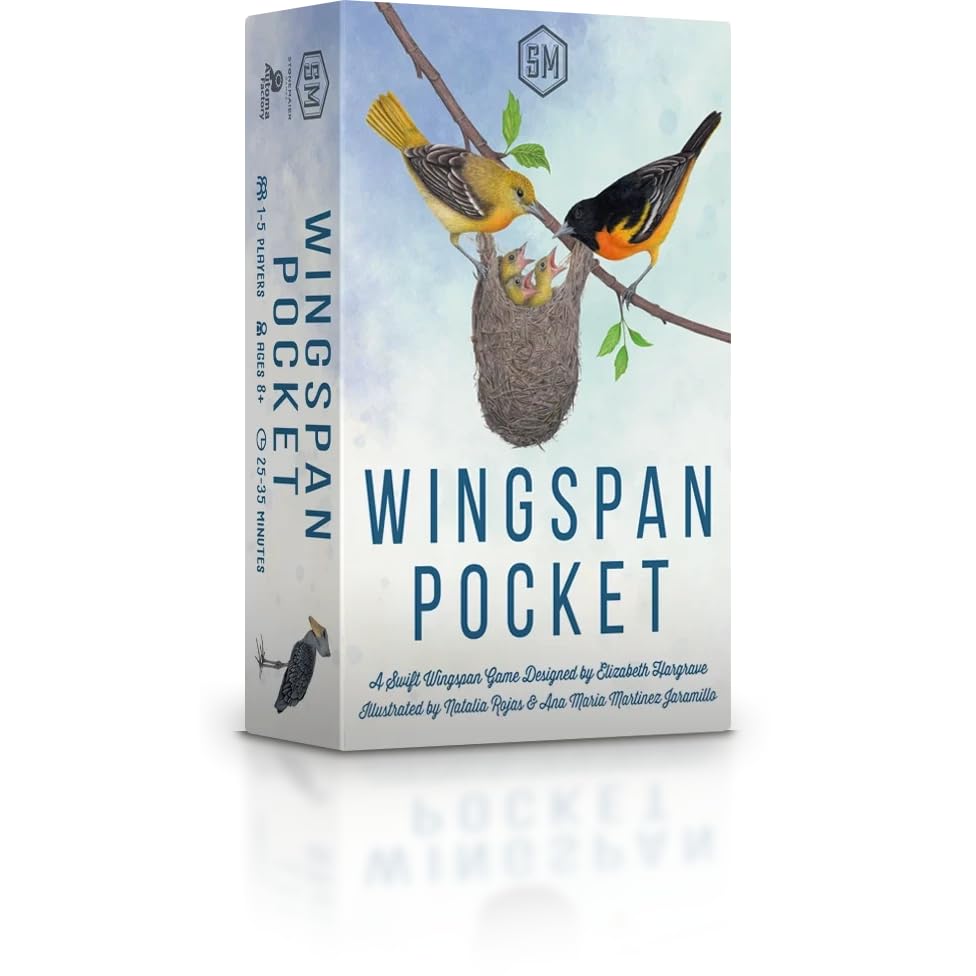 Stonemaier Games Wingspan Pocket - Travel-Friendly Strategic Card Game | Ages 8+ | 30 Min Playtime | 1-5 Players 1