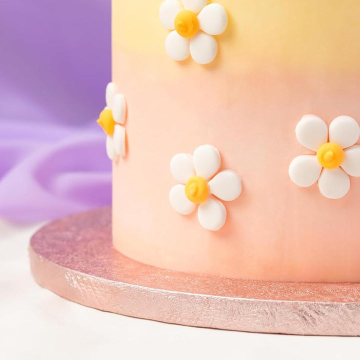 Anniversary House - White Daisy Summer Floral Edible Cake Decorations