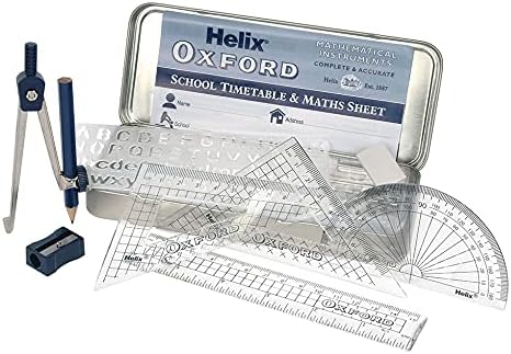 Helix Oxford Complete Back to School Stationery Set, Oxford Blue 12