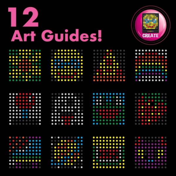 Lite Brite Basic Fun LED Light Up Drawing Board - 7 Colors, 5 Animations | Ages 6+ 10