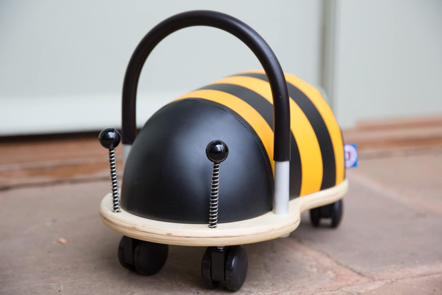 Wheelybug Toddler Wooden Ride-On - Small Bee | Ages 1-3 Years | Multi-Directional Castors 5