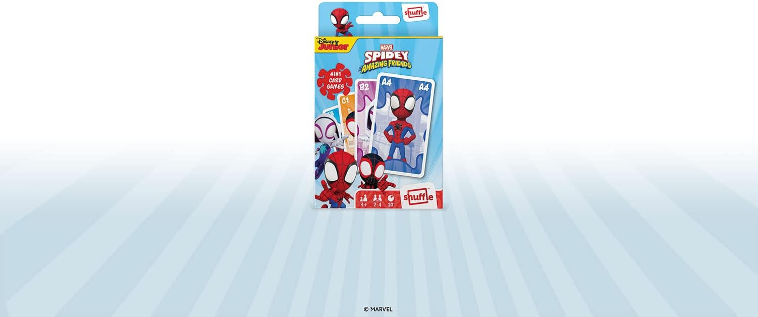 Cartamundi Marvel Spidey and His Amazing Friends 4 in 1 Card Game 2