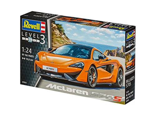 Revell McLaren 570S Model Kit | 106 Pieces, 1:24 Scale, 19 cm Length 12
