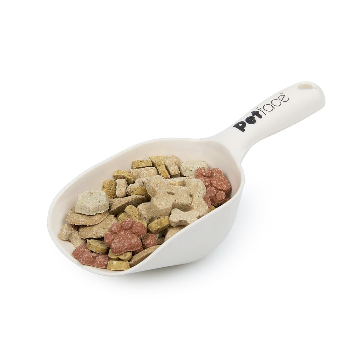 Petface Lightweight Portable Pet Food Hand Scoop for Dry Dog & Cat Food | 24 cm Size | Cream 5
