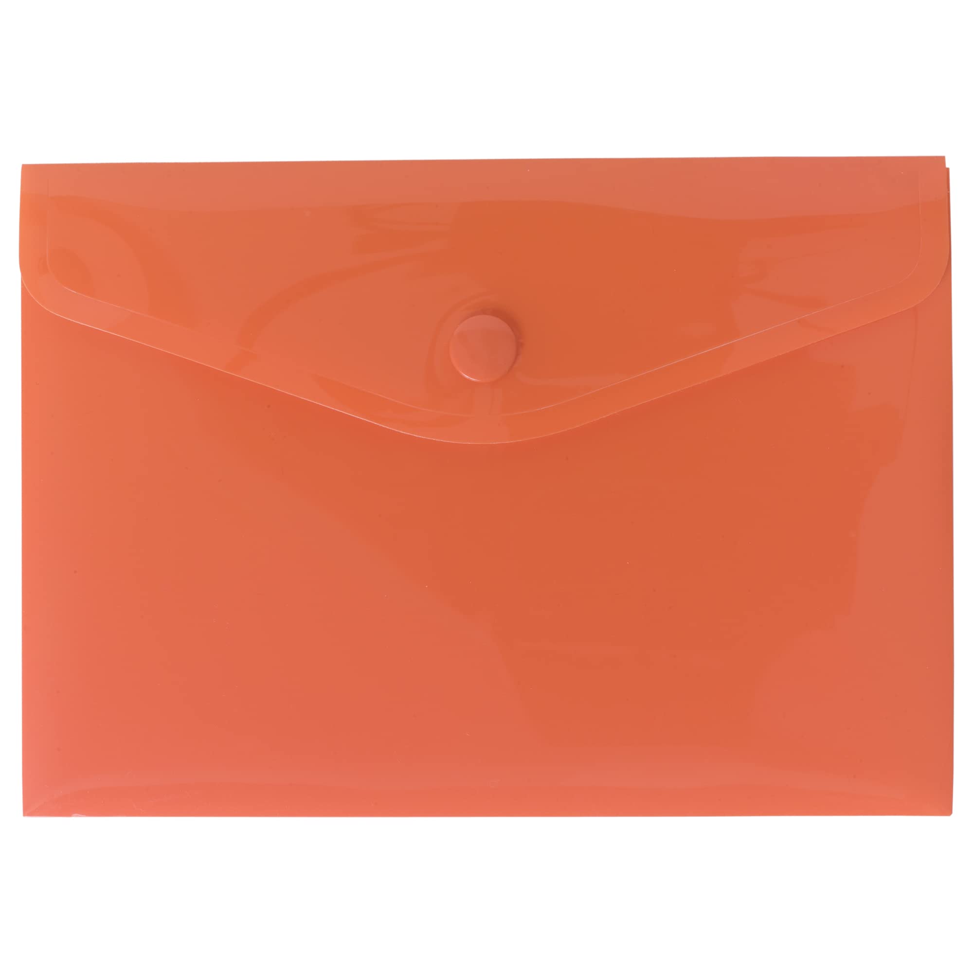 eco-eco A6 Press Stud Popper Wallet - 50% Recycled Plastic Folder | Pack of 5 Assorted Colours 2