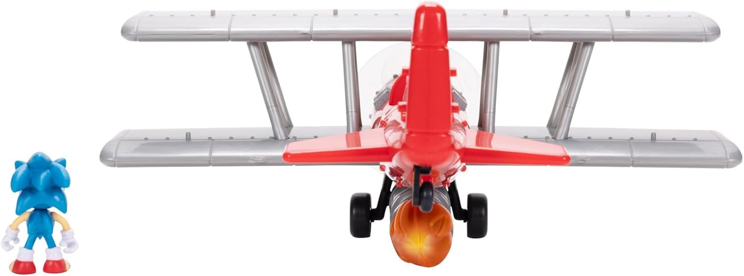 Sonic The Hedgehog Tornado Biplane Playset - Includes 6cm Sonic Figure 19