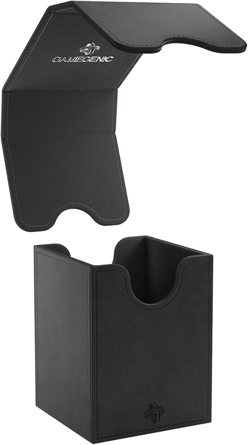 Gamegenic UNIT Squire 100+ XL Card Box - Black | Holds 100 Double-Sleeved Cards 5
