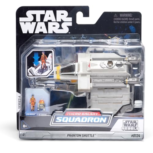 Jazwares Star Wars Micro Galaxy Squadron Phantom Shuttle - 5-Inch Vehicle | SWJ0295