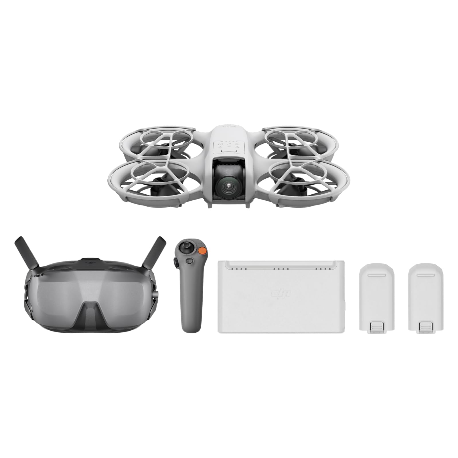 DJI Neo Motion Fly More Combo - 135g Mini Drone with 4K UHD Camera, Subject Tracking, Palm Takeoff, 3 Batteries & RC Motion 3