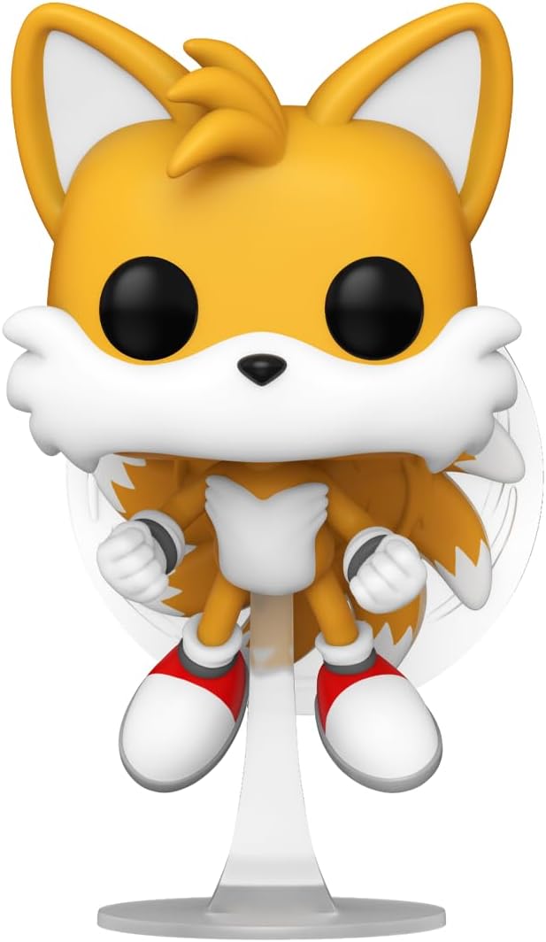 Funko Pop! Games: Sonic - Miles Tails Prower (Flying) Flocked Vinyl Figure 2
