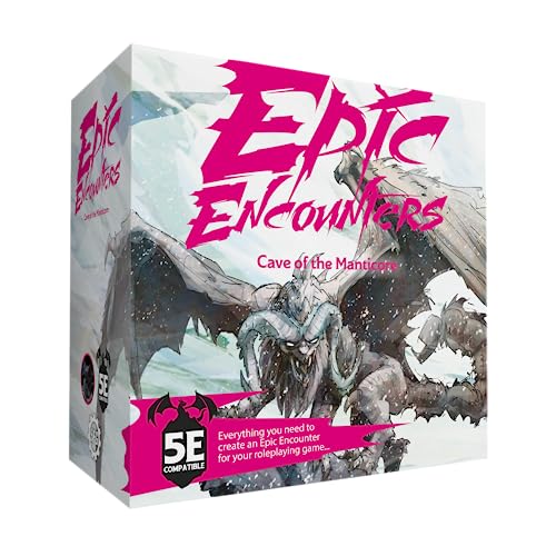 Steamforged Epic Encounters: Cave of the Manticore Tabletop Roleplaying Game Expansion (SFEE-020)