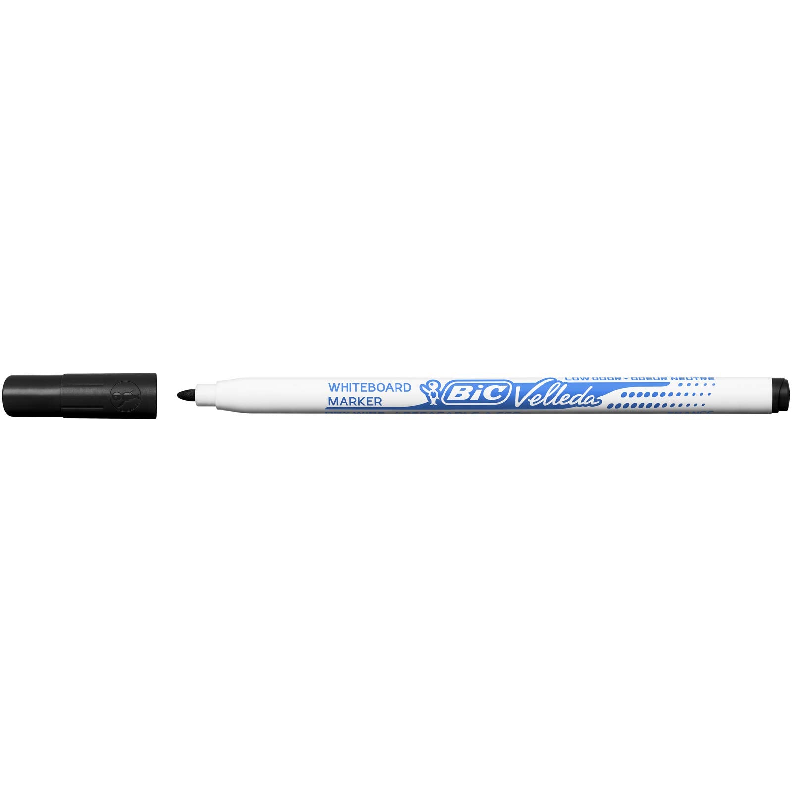 BIC Velleda 1721 Dry Erase Markers - Fine Bullet Tip, Odourless | Assorted Colours (4 Pack) 3