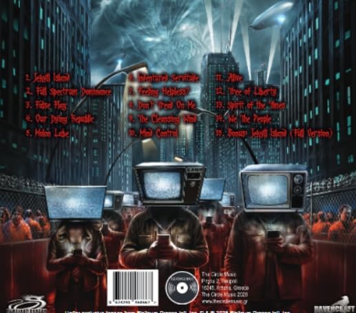 Jon Schaffer's Sons of Liberty - Thought Crimes (Volumes 1 & 2) [CD] 3