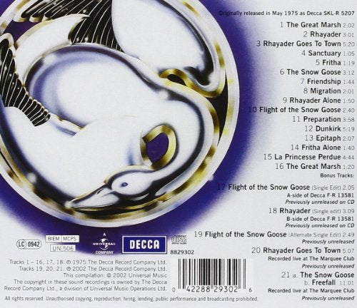 Camel - The Snow Goose [CD] 2