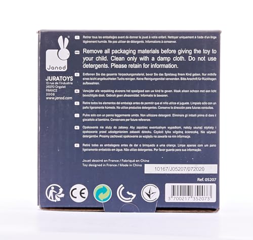 Janod Magnet Rocket Kit - Wooden Building Set for Toddlers 2-6 Years 23