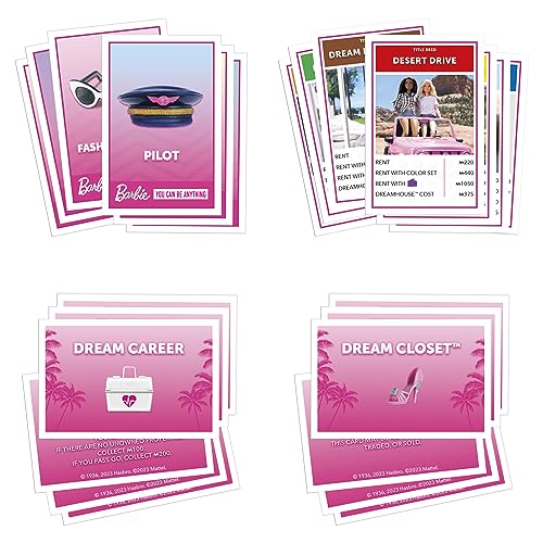 Monopoly Barbie Edition Board Game 8