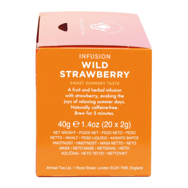 Ahmad Tea Wild Strawberry Fruit & Herbal Infusion - 20 Tea Bags