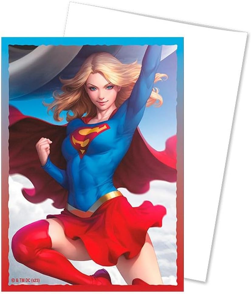 Dragon Shield Classic Brushed Art Card Sleeves - Supergirl Series by Arcane Tinmen