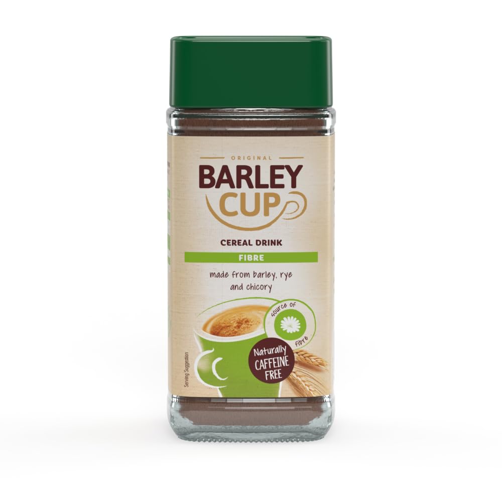 Barleycup Fibre Instant Grain Beverage - Caffeine Free | High Fibre | 100g