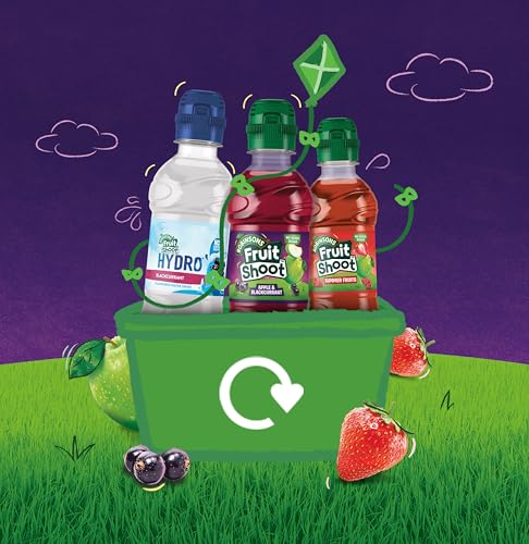 Fruit Shoot Summer Fruits - No Added Sugar, Vitamin-Infused Fruit Juice Drink (200 ml, Pack of 8)