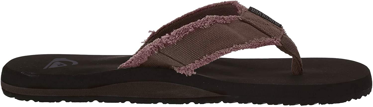 Quiksilver Men's Monkey Abyss Beach & Pool Shoes - Cotton Upper, Flat Heel | Size 5 UK 4