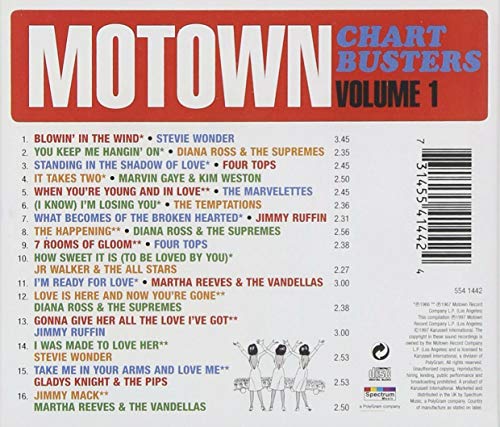 Various Artists - Motown Chartbusters Volume 1 [Audio CD] (554 1442)