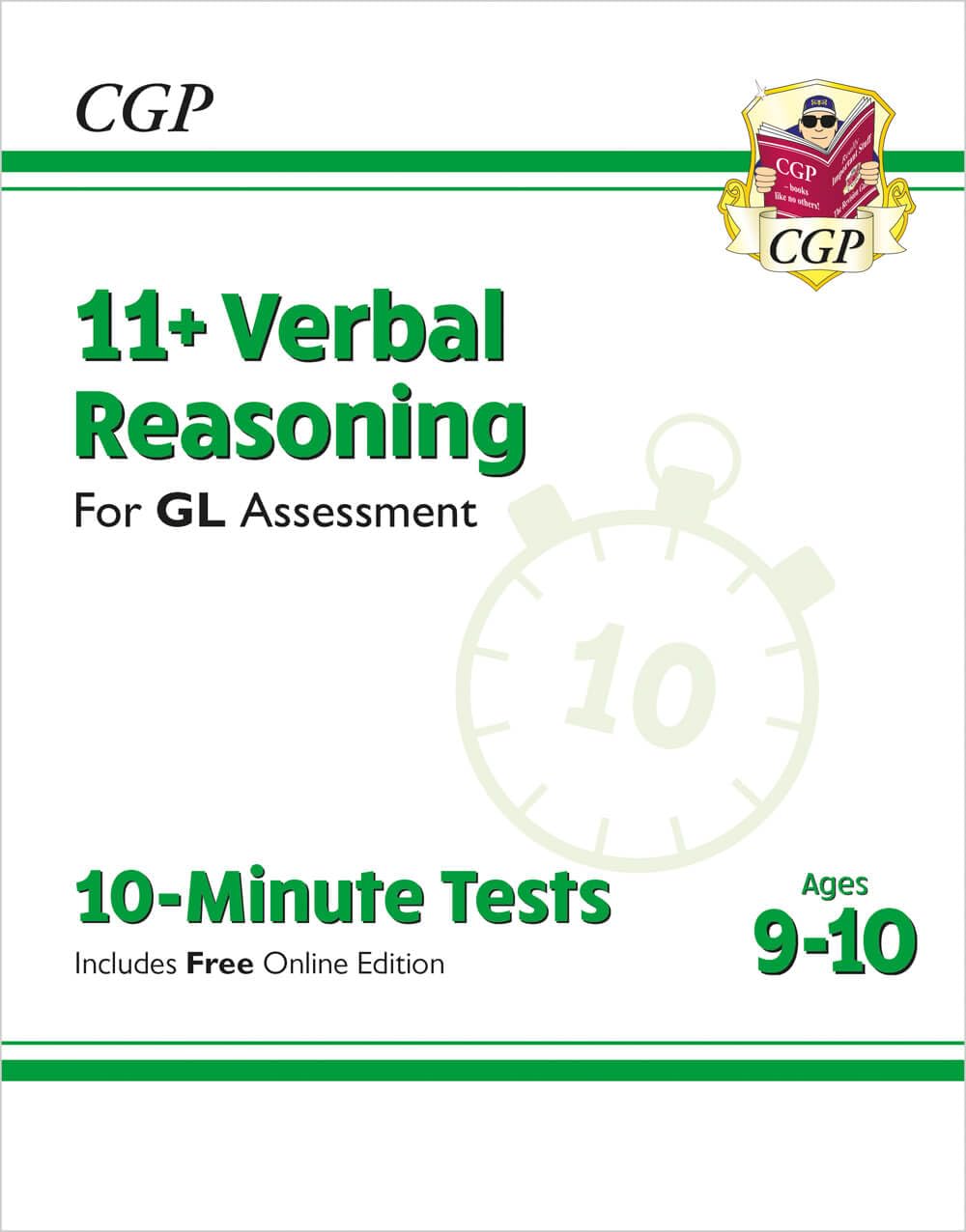 CGP 11+ GL 10-Minute Tests: Verbal Reasoning - Ages 9-10 (with Online Edition) | Paperback | 114 Pages 1