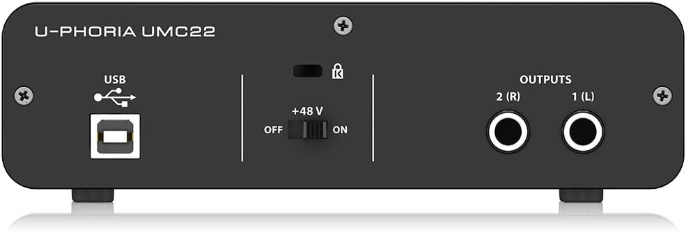 Behringer - U-PHORIA UMC22 Audio Interface (UMC22)