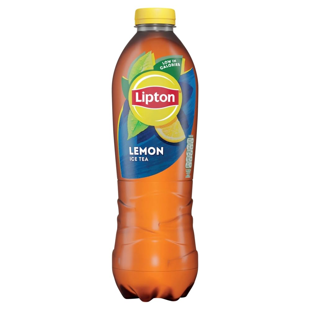 Lipton Lemon Bottled Ice Tea - Low Calorie Soft Drink | 1.25L | 100% Black Tea 1