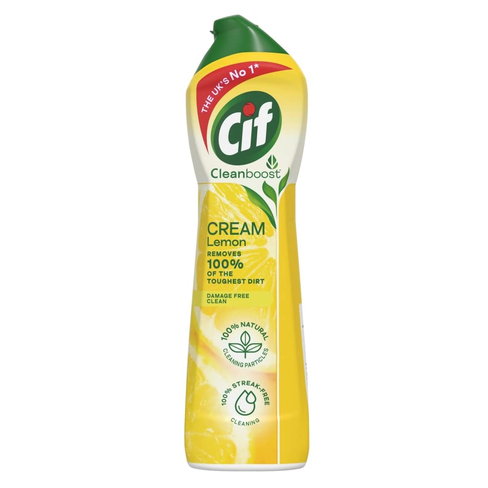 Cif - Cream Lemon with Microparticles All-Purpose Cleaner, 500ml 2