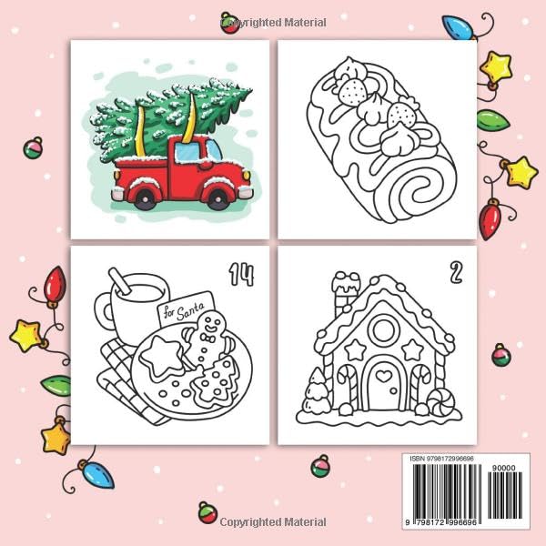 Jeanett Veronica Advent Calendar Coloring Book Vol. 3 - 25 Festive Pages, 35 Designs, Paperback