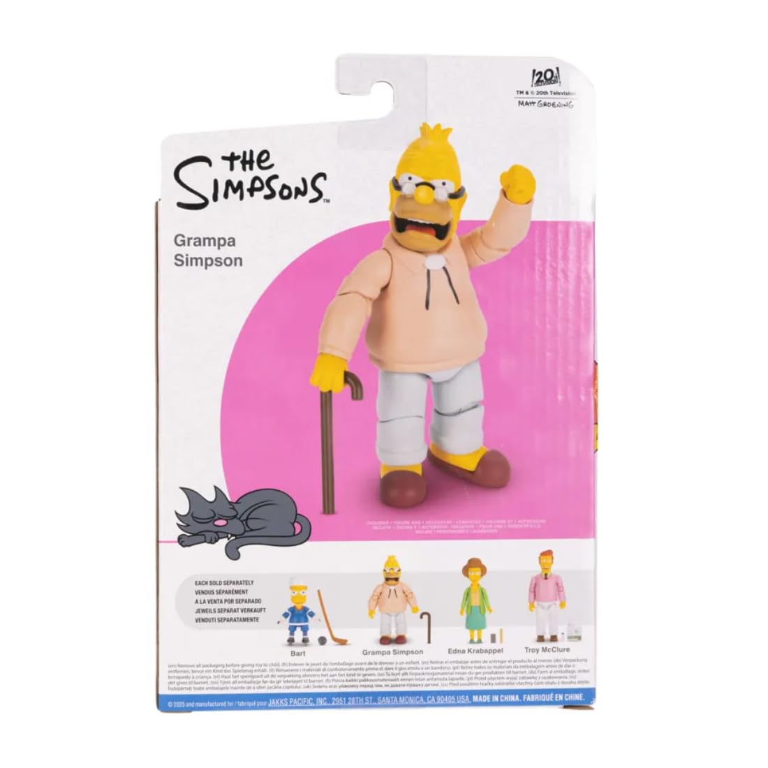 The Simpsons Grampa Simpson Action Figure - 5-Inch (12.7cm) | 14+ Points of Articulation 7