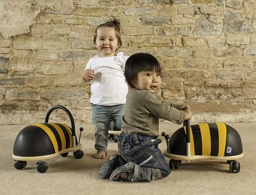 Wheelybug Toddler Wooden Ride-On - Small Bee | Ages 1-3 Years | Multi-Directional Castors 22