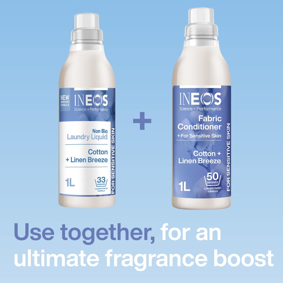 INEOS Cotton + Linen Breeze Fabric Conditioner (50 Washes)