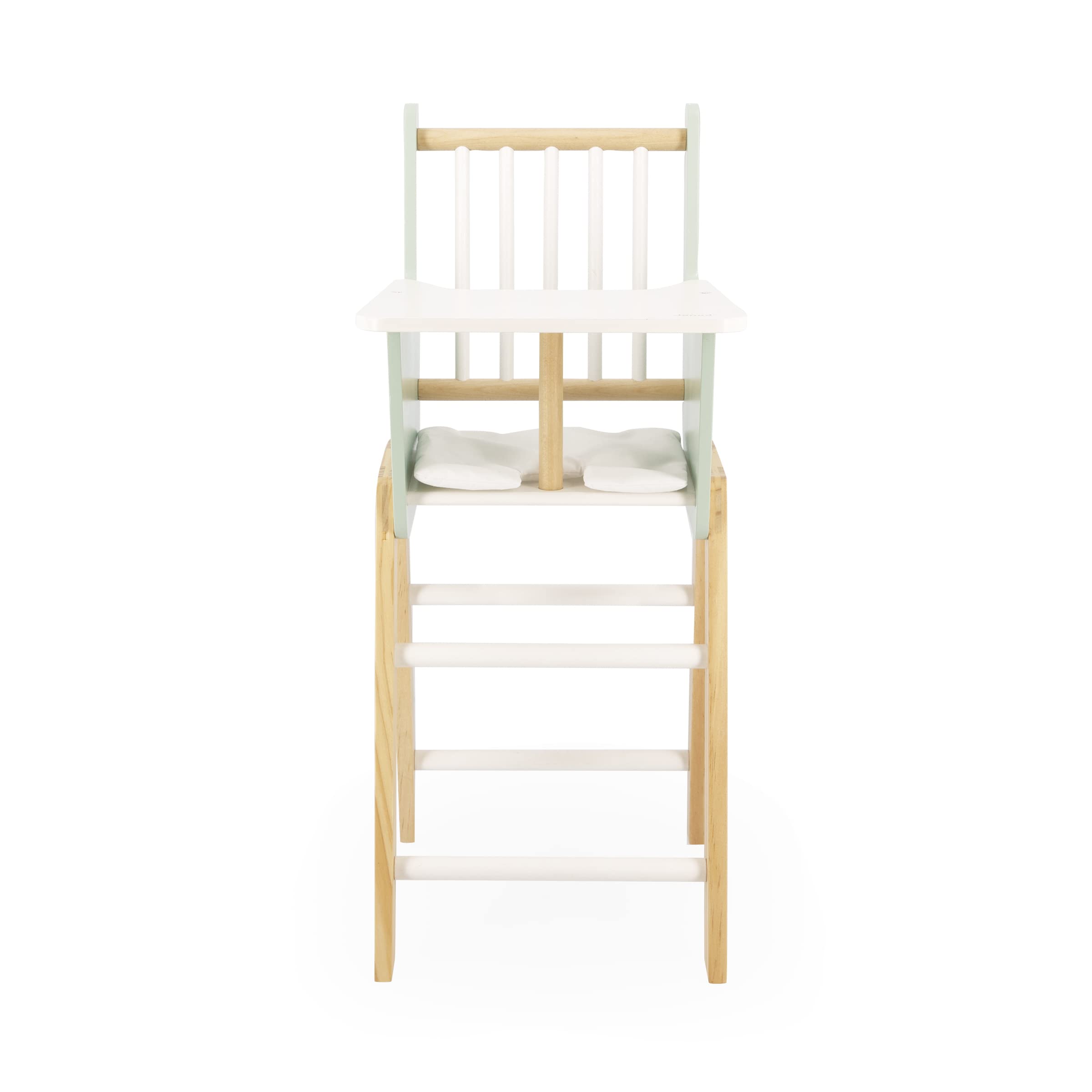Janod Zen FSC Wood Doll Highchair Accessory for Pretend Play Toys